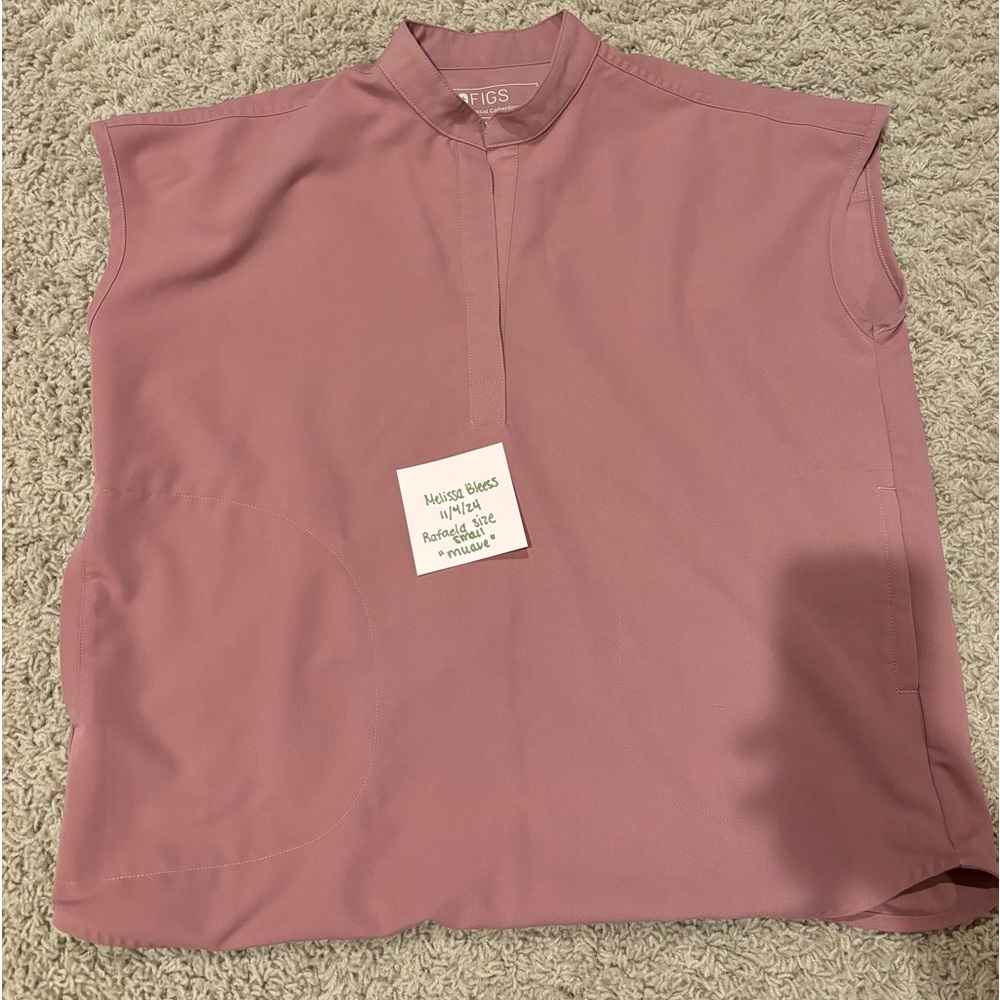 Figs Women's Rafaela Scrub Top MINERAL MAUVE 2221